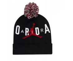 Jaunimo rinkinys Žieminė kepurė + Pirštinės Air Jordan Essential Pom Beanie Set Juoda - 9A0869-023
