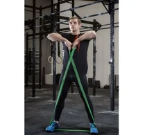 Jėgos juosta 13 - Sustiprinta treniruočių juosta DBX BUSHIDO RAUDONA 7-16 KG