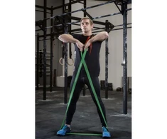 Jėgos juosta 13 - Sustiprinta treniruočių juosta DBX BUSHIDO RAUDONA 7-16 KG