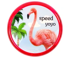 Jojo su flamingo motyvu, 5,5 × 5,5 cm