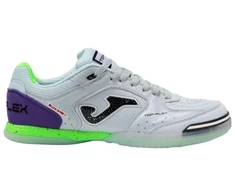 Joma Top Flex 2505 salės futbolo batai balti ir violetiniai TOPW2505IN