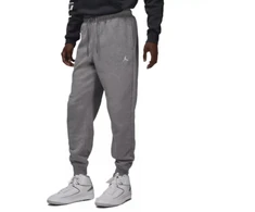 Jordan Brooklyn Fleece Vyriškos Sportinės Kelnės Pilkos - FV7277-091