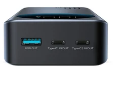 Joyroom JR-PBF05 Pro 30000mAh 65W išorinė baterija (powerbank) su skaitmeniniu ekranu, 2x USB-C, 1x USB-A – Juoda