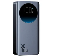 Joyroom JR-PBF05 Pro 30000mAh 65W išorinė baterija (powerbank) su skaitmeniniu ekranu, 2x USB-C, 1x USB-A – Juoda