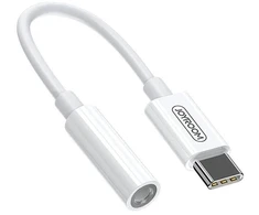 Joyroom SH-C1 ausinių 3,5 mm mini lizdas (moteriškas) / USB-C (vyriškas) adapteris - baltas