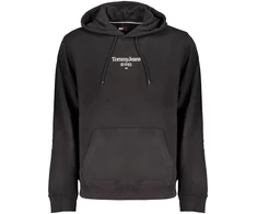 Juoda BLUZA MĘSKA TOMMY HILFIGER BEZ ZAMKA