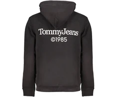 Juoda BLUZA MĘSKA TOMMY HILFIGER BEZ ZAMKA