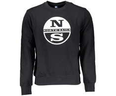 Juoda BLUZA MĘSKA Z ZAMKIEM NORTH SAILS