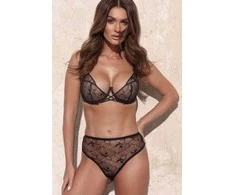 Juoda minkšta liemenėlė Kinga Allana SC-1185