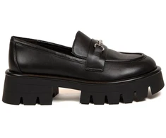 Juoda moterims półbuty loafers Michael Kors 49S6CRFP4L