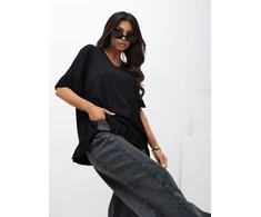 Juoda oversize palaidinė