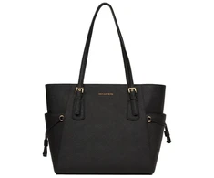 Juoda skórzana torebka tote Michael Kors 35S5GV6T7L
