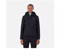 Juoda sutirštinto pašiltinimo striukė su gobtuvu W Opside Hoodie Rossignol