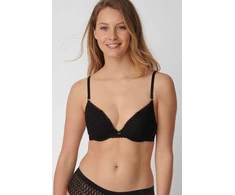 Juoda trikampė bikinio viršutinė dalis Triumph