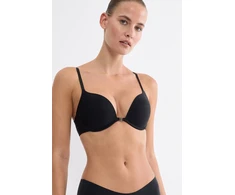 Juoda trikampė bikinio viršutinė dalis Triumph
