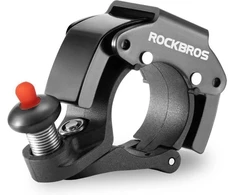 Juodas aliumininis mechaninis skambutis Rockbros