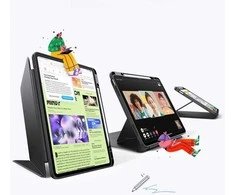 Juodas apsauginis dėklas iPad Air 13 planšetei (2024–2025)