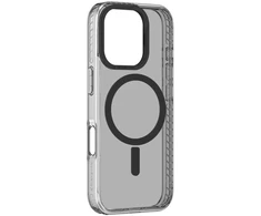 Juodas apsauginis dėklas su magnetiniu žiedu iPhone 16 Pro AmazingThing