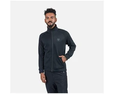 Juodas "Blackside" Fleece džemperis su pilnu užtrauktuku Rossignol