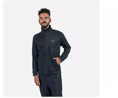Juodas "Blackside" Fleece džemperis su pilnu užtrauktuku Rossignol