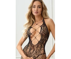 Juodas bodystocking Pure Sin
