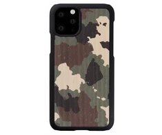 MAN&amp;WOOD SmartPhone dėklas Apple iPhone 11 Pro camouflage juodos spalvos
