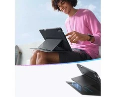 Juodas magnetinis apsauginis dėklas iPad 10.9 / 11 colių planšetėms