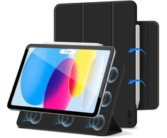 Juodas magnetinis iPad 10.9 / 11 dėklas Smartcase
