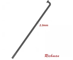 Juodas nerūdijančio plieno stipinas S13, 184 mm, 36 vnt. pakuotėje RICHMAN