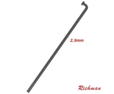 Juodas nerūdijančio plieno stipinas S13, 184 mm, 36 vnt. pakuotėje RICHMAN