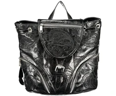 Juodas plecak damski Desigual Siroco Tula Mini Straight