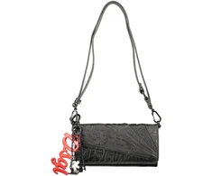 Juodas portfel damski Desigual Mone All Mickey Julia