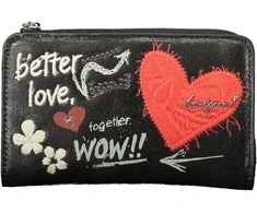 Juodas portfel damski Desigual Wow Emma
