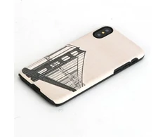 MAN Juodas telefono dėklas iPhone X/XS