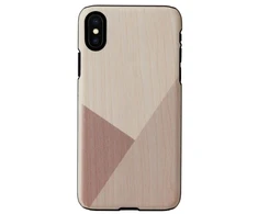 MAN Juodas telefono dėklas iPhone X/XS su tulpėmis