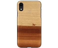Juodas telefono dėklas iPhone XR, MAN&amp;WOOD Mustang