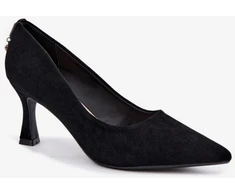 Juodi aukštakulniai bateliai Step in style