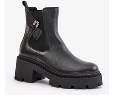 Juodi aulinukai su kulnu Step in style