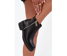 Juodi aulinukai su užtrauktuku Step in style