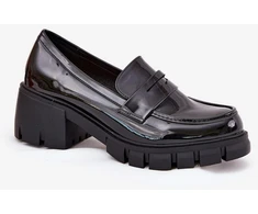 Juodi lakuoti aulinukai Step in style