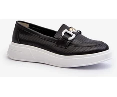 Juodi mokasinai su platforma Step in style