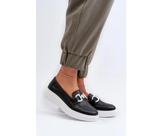 Juodi mokasinai su platforma Step in style