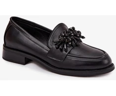 Juodi moteriški mokasinai Step in style