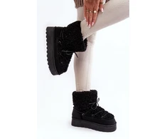 Juodi moteriški sniego aulinukai Step in style