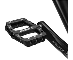Juodi platforminiai dviračio pedalai Rockbros
