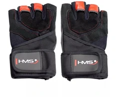 Juodi/Raudoni HMS RST01 sportinės pirštinės, Dydis XL