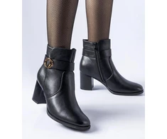 juodi šilti stiletto batai