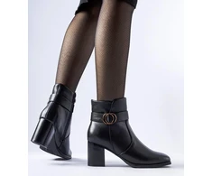 juodi šilti stiletto batai