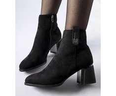 Juodi šilti stiletto batai Bangor