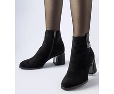 Juodi šilti stiletto batai Bangor